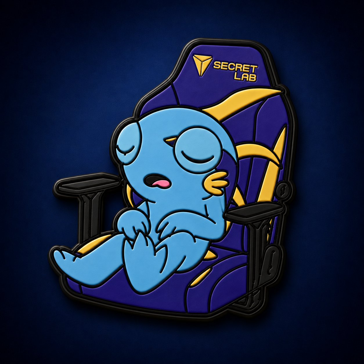Secret Lab Murloc (Blue) Blizzard collectible patch